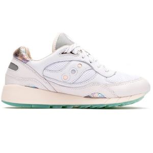 Saucony Shadow 6000 Pearl white sneakers mens 6/womens 7.5